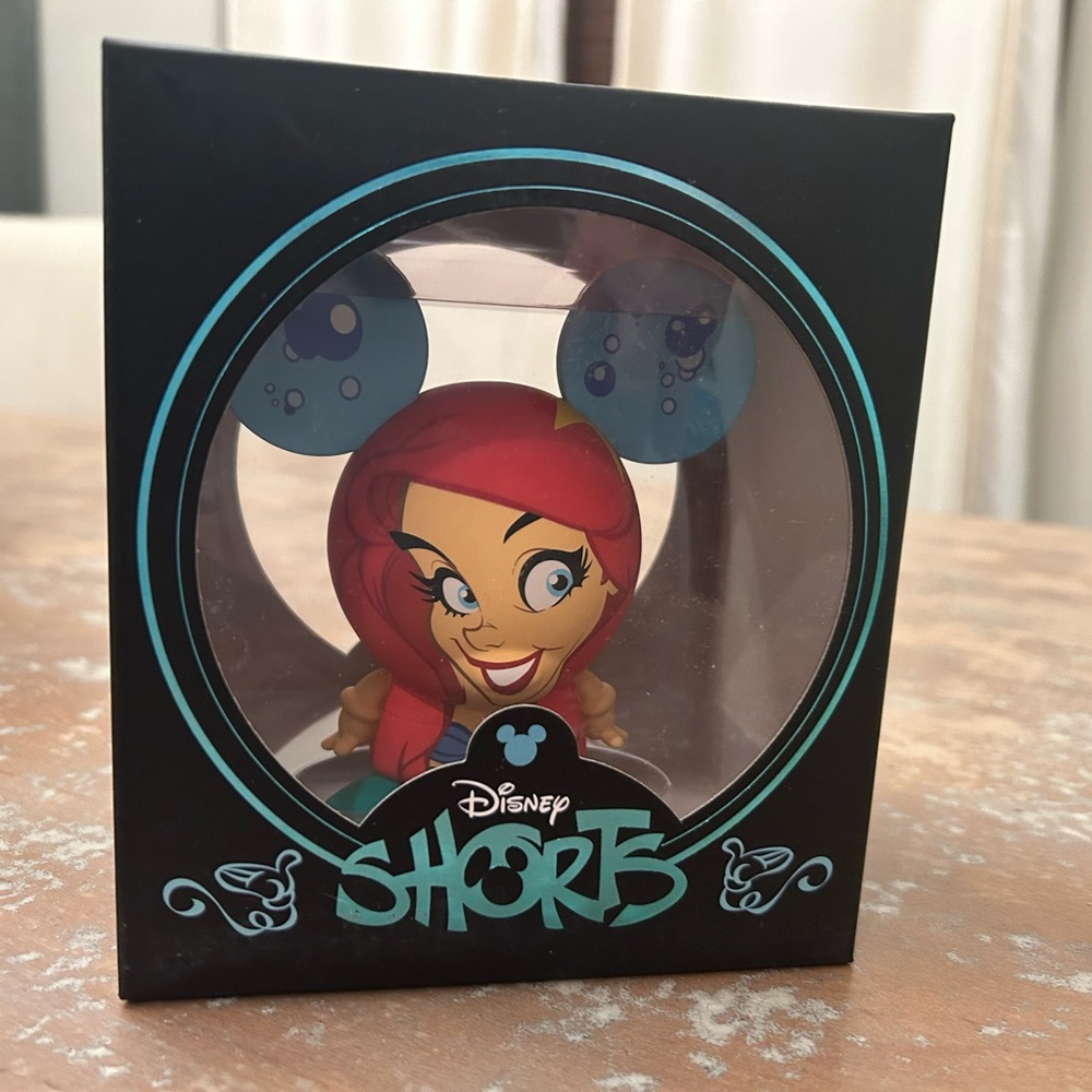 New in Box Disney Shorts Figurine Vinyl
Collectible Ariel Little Mermaid